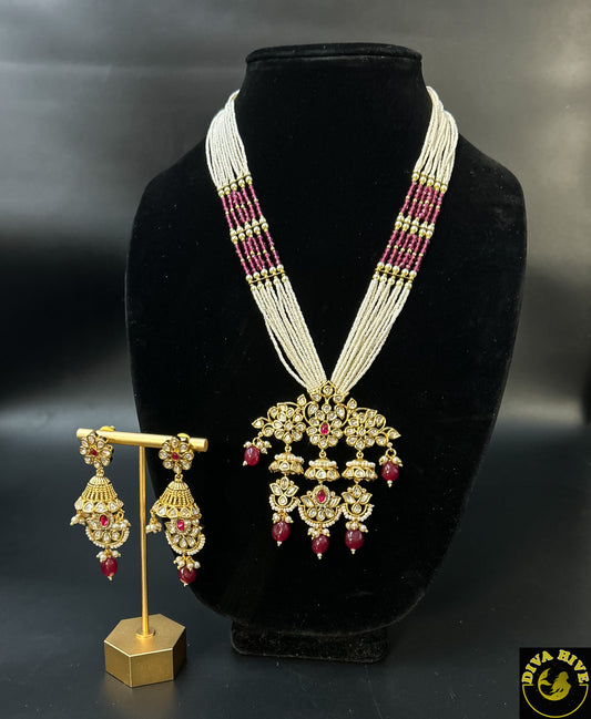 Delicate Necklace - Necklace -Kundan, Necklace, sale - Divahive